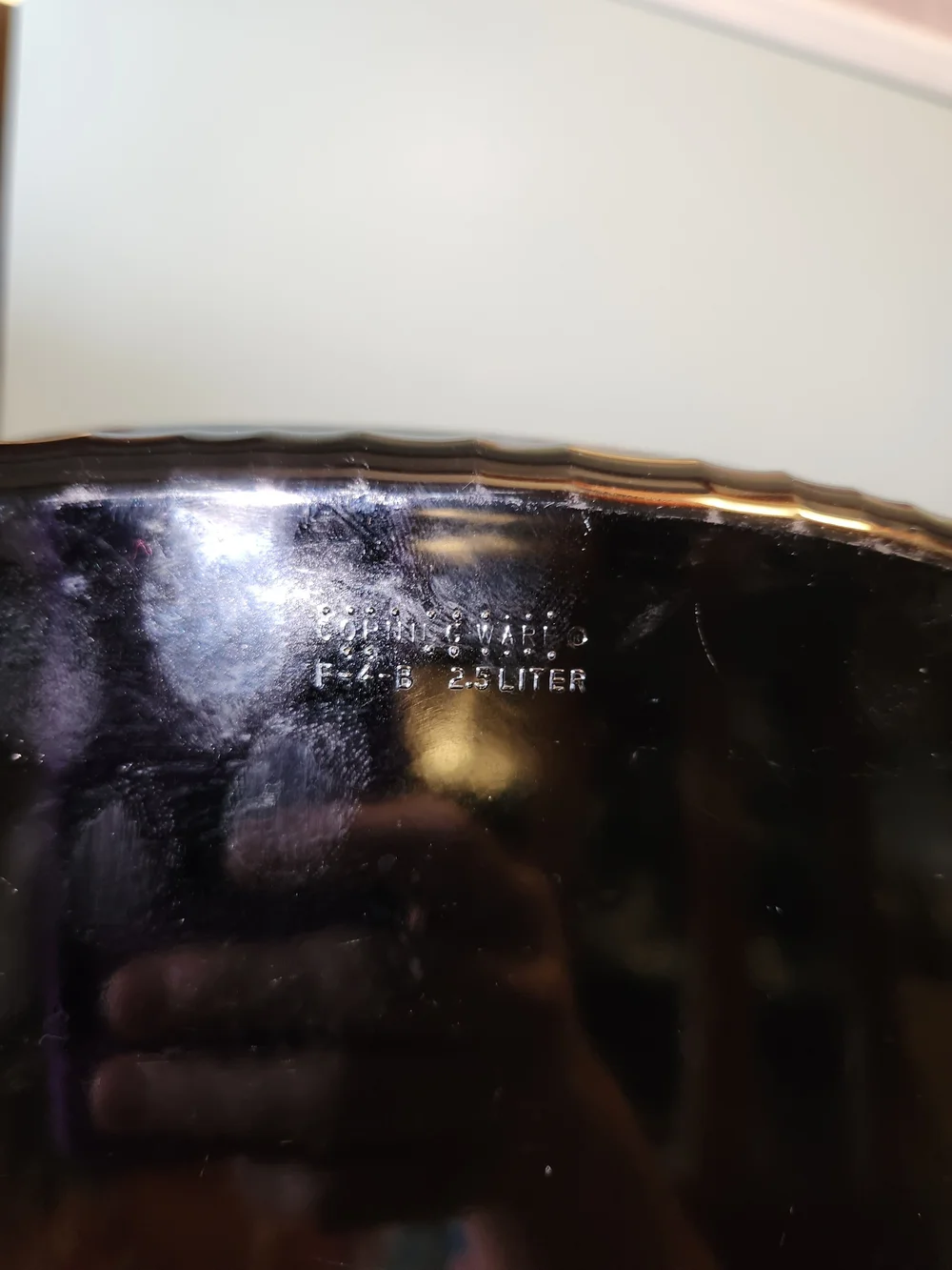 Corningware French Black Ceramic 2.5 Liter Casserole Dish - Home Accents
